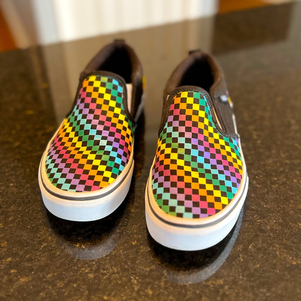 Vans Asher Rainbow Checker